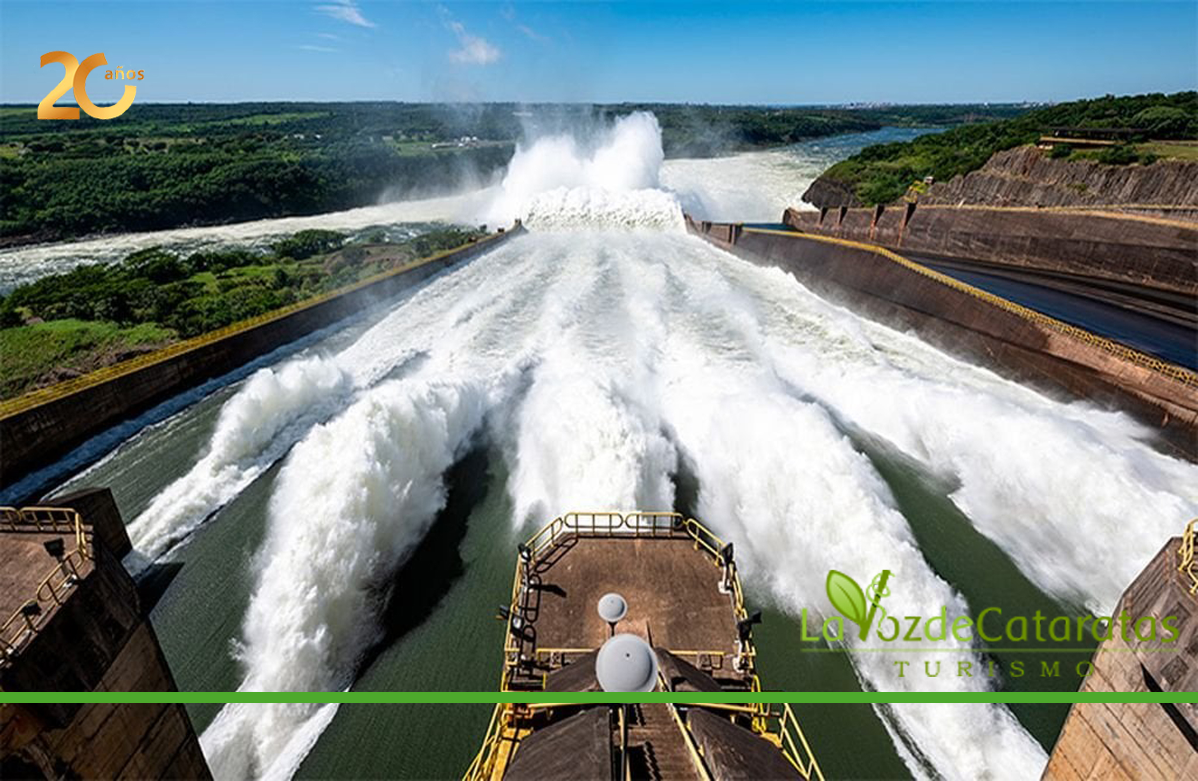 Itaipú El caudal máximo previsto es casi siete veces el caudal de las