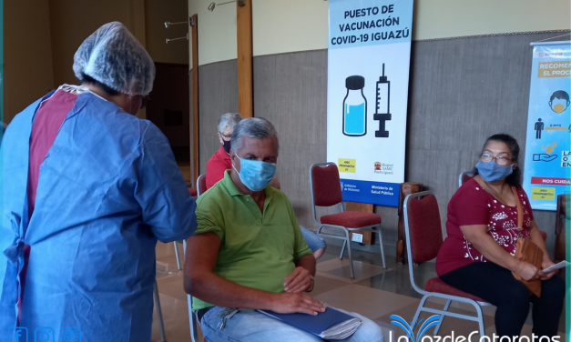 Mañana retoman la vacunación a docentes en Iguazú: Consulte el listado