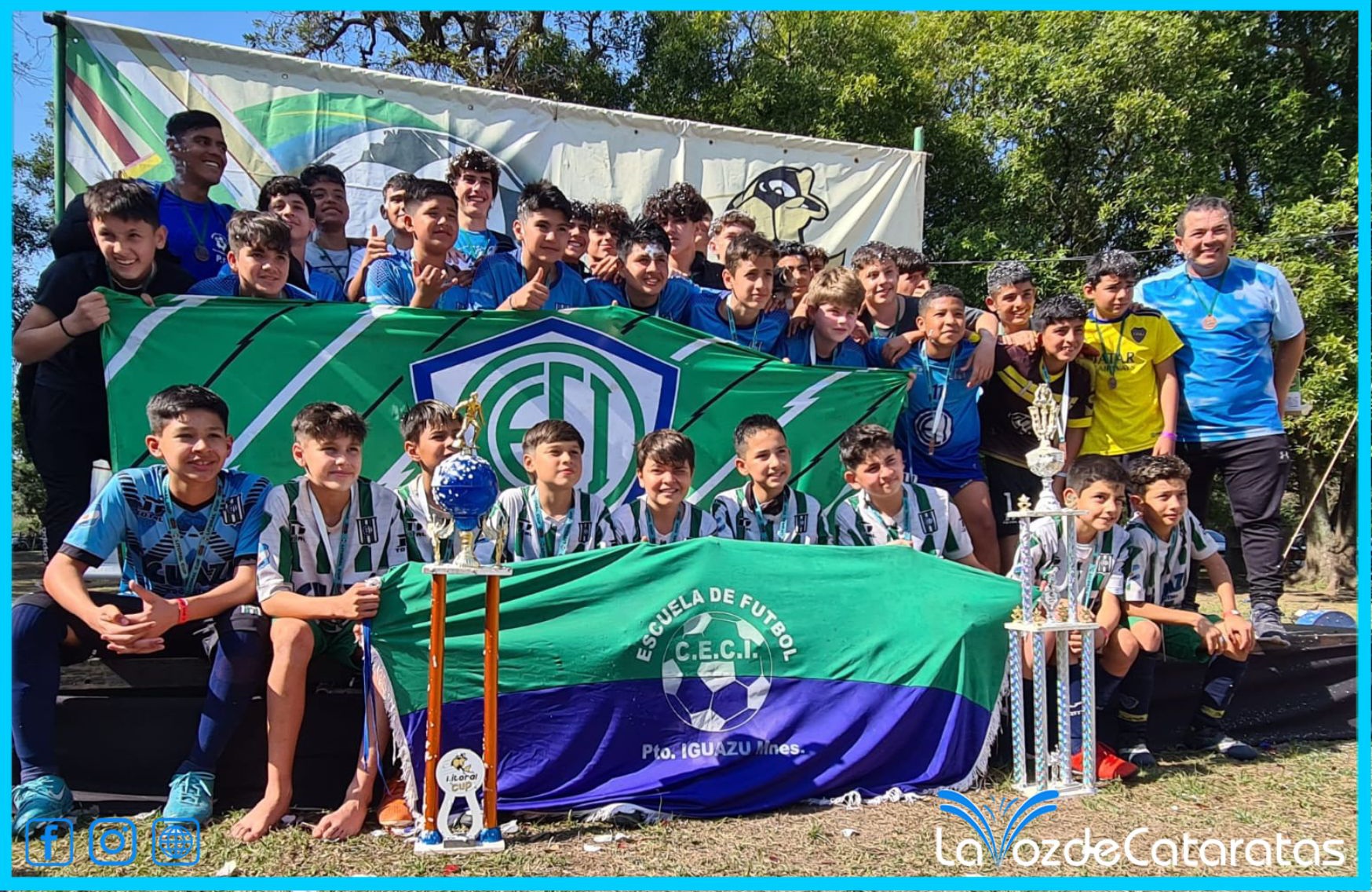 Jugadores de Iguaz fueron campeones de la Litoral Cup en Chaco