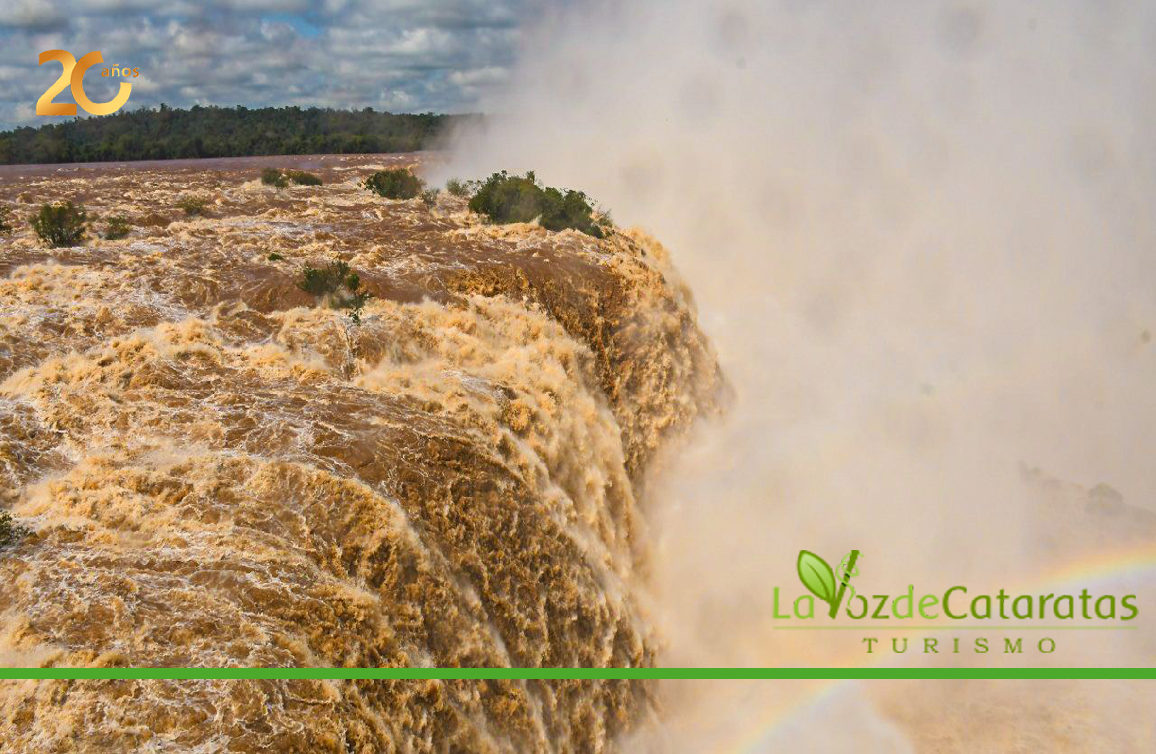 El circuito Garganta del Diablo permanece cerrado debido al alto caudal