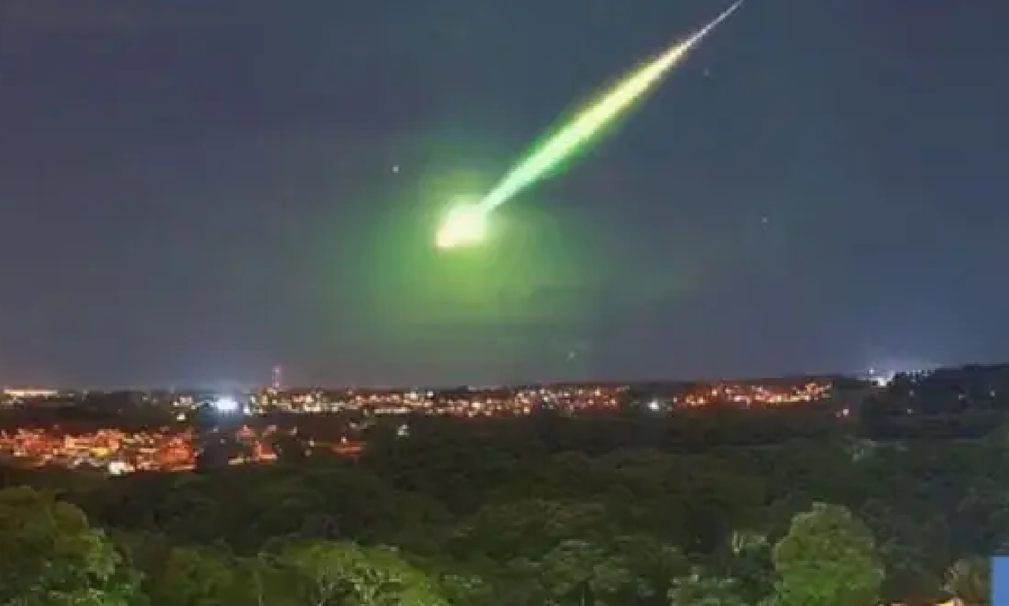 Foz do Iguaçu: Video muestra la explosión de un meteorito en el cielo imagen-3