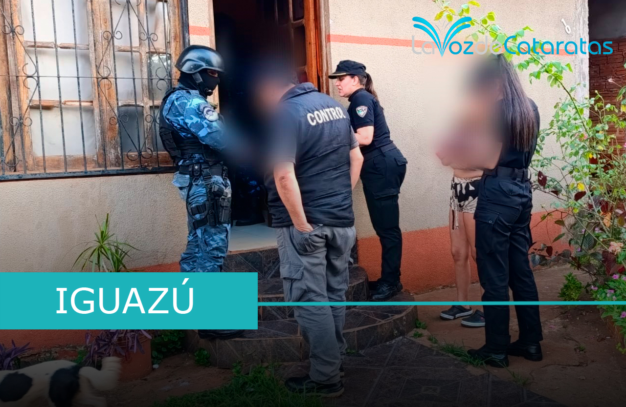 mujer rescatada en iguazu