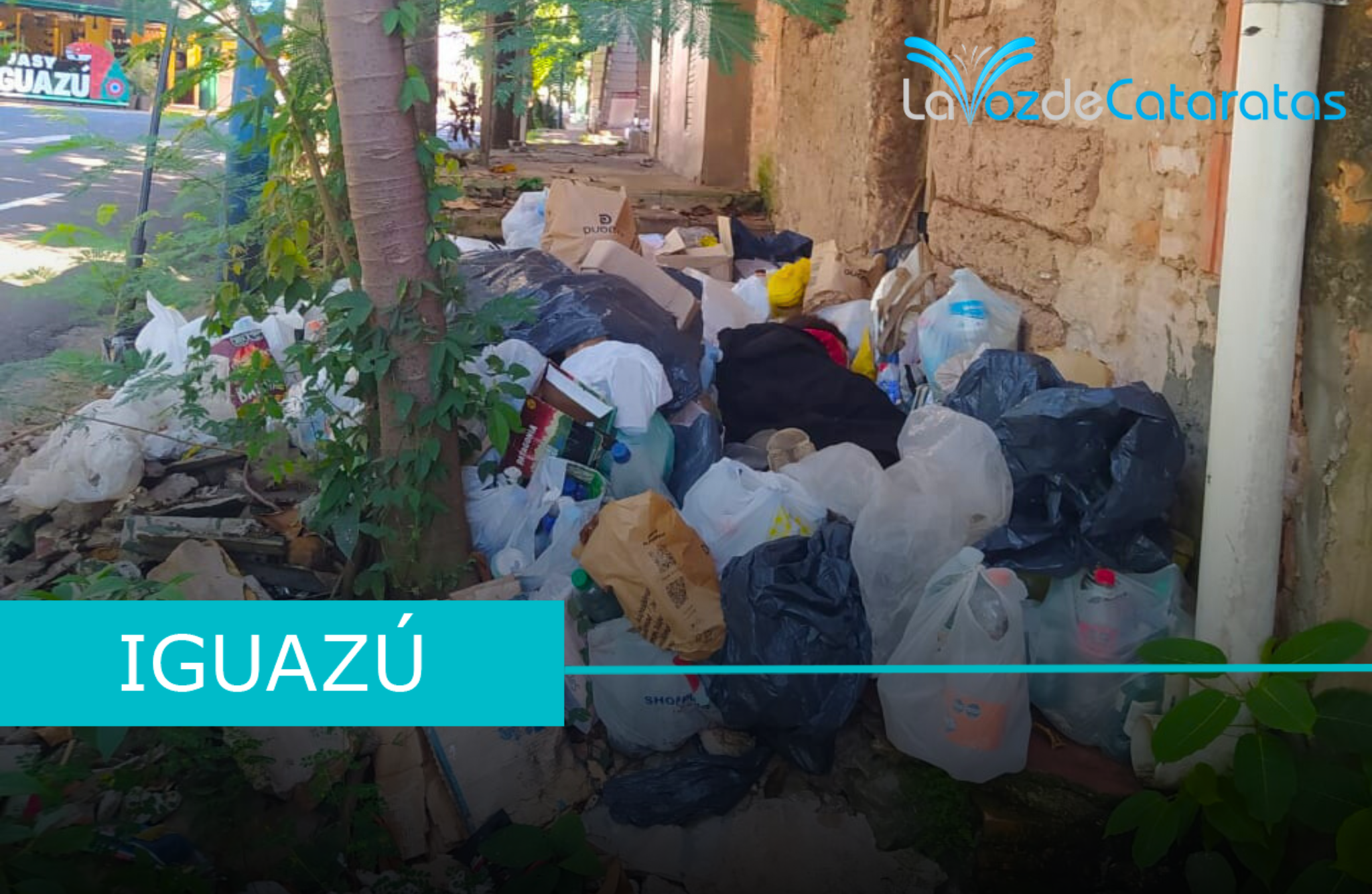 genera basura en la calle