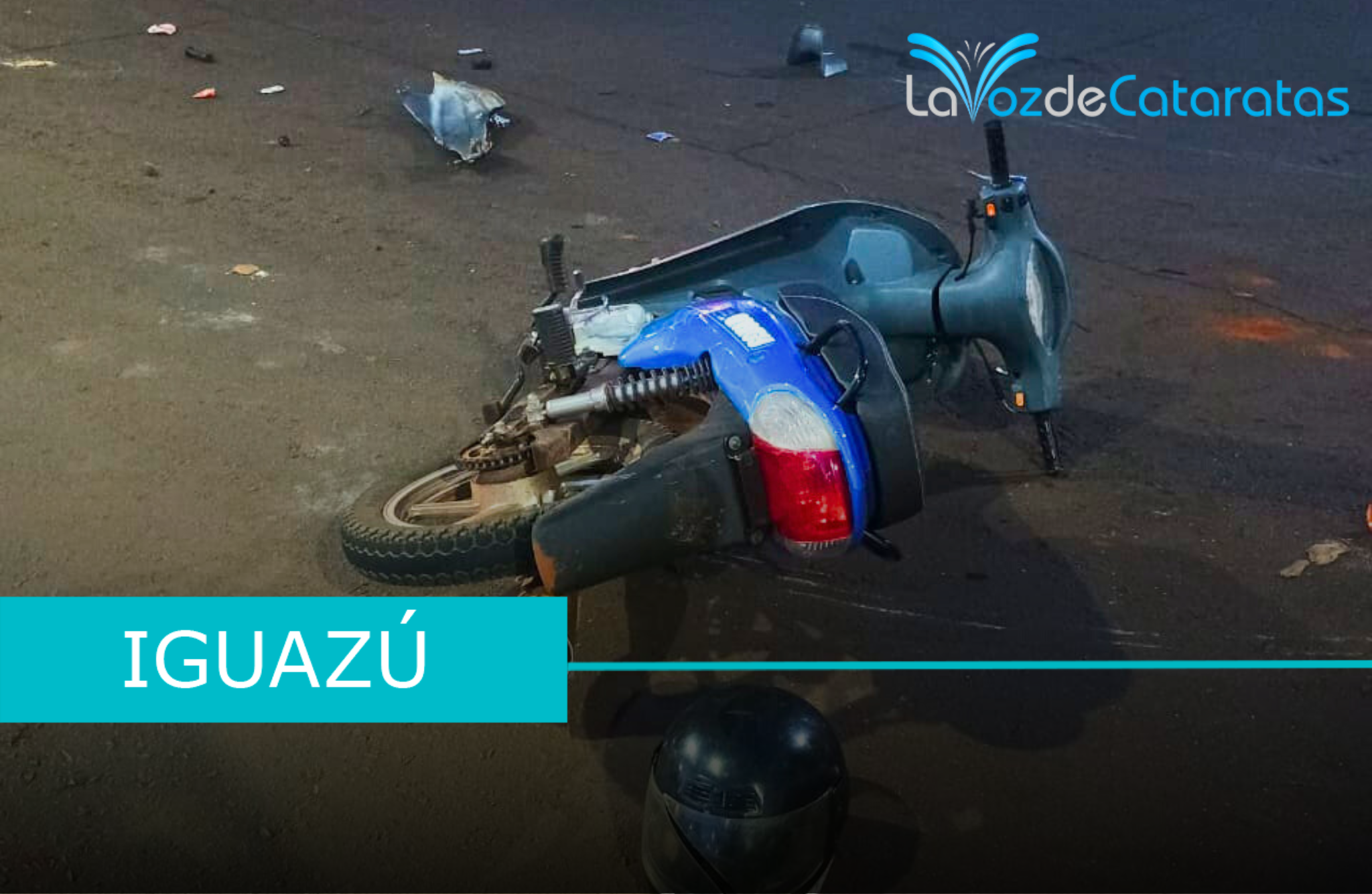 Noche accidentada en Iguazú: dos motocicletas chocaron frente al hospital imagen-6