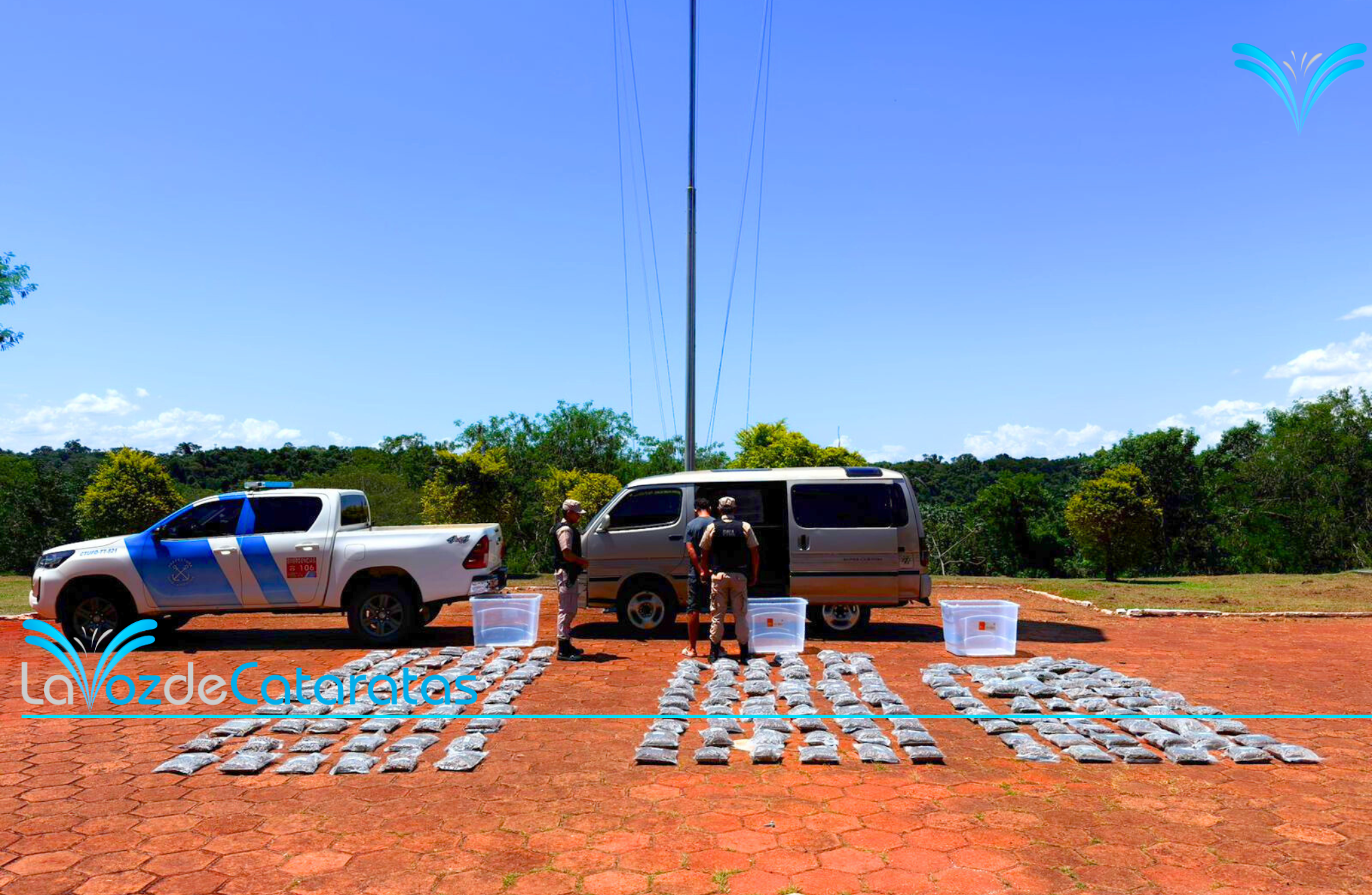Operativo “Iggy Dog”: Prefectura incautó más de 110 kilos de marihuana y detuvo a un hombre en Iguazú imagen-6