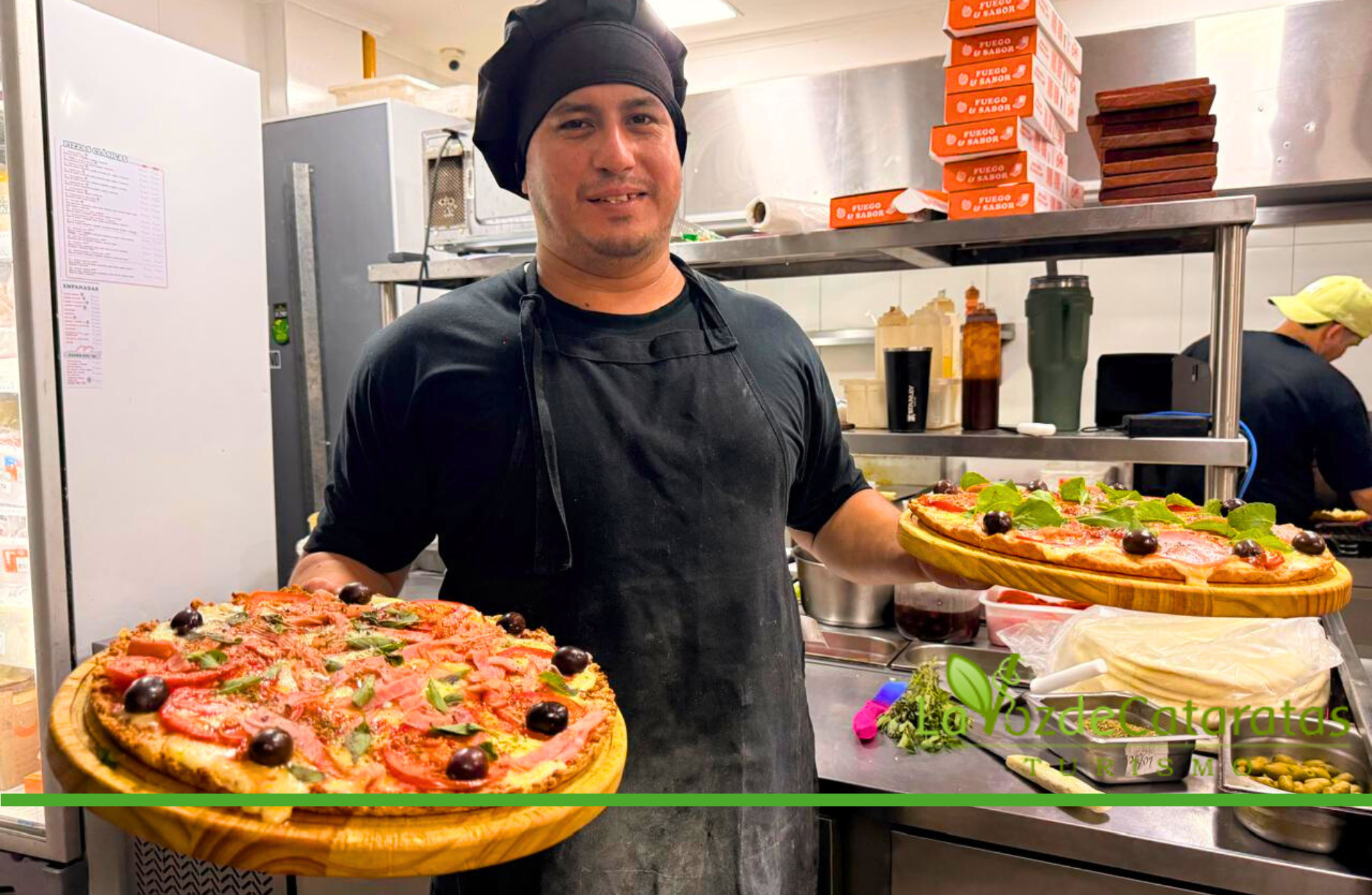 Porque cuando la tradición se enciende, el resultado se llama pizza de mbeyú. Y hay que probarla. imagen-6