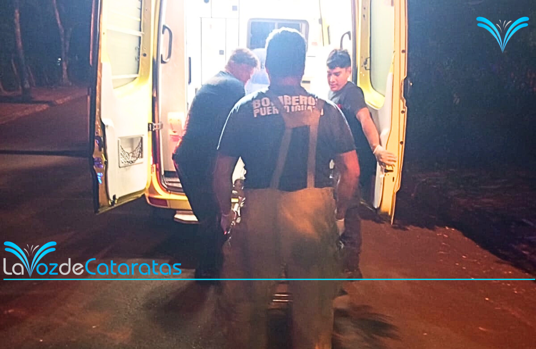 Siniestro vial en la madrugada: un motociclista resultó herido imagen-5