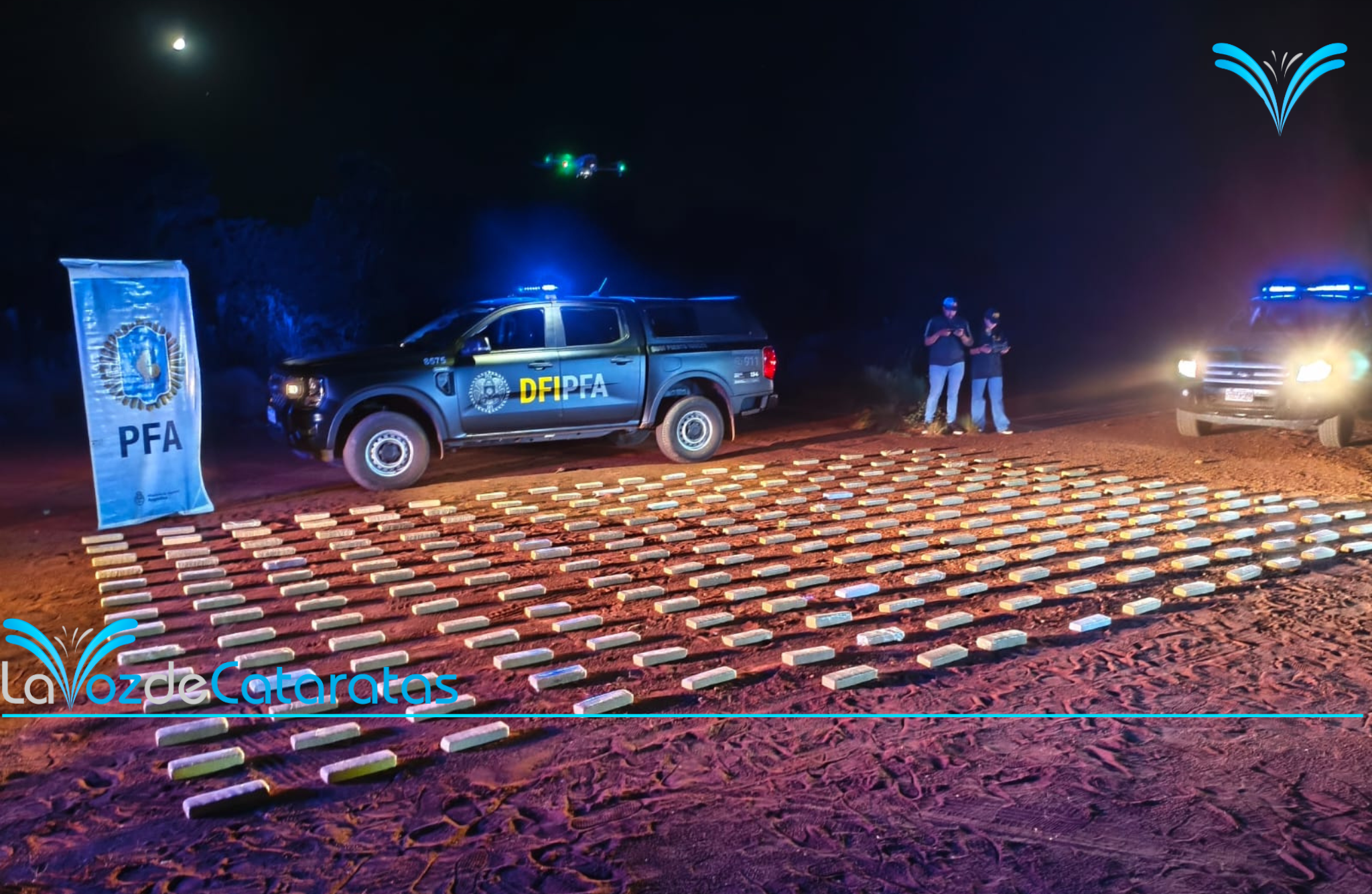 Drones y rastrillajes: la Policía Federal de Iguazú frustró el traslado de 200 kilos de marihuana 9 Drones y rastrillajes: la Policía Federal de Iguazú frustró el traslado de 200 kilos de marihuana imagen-8