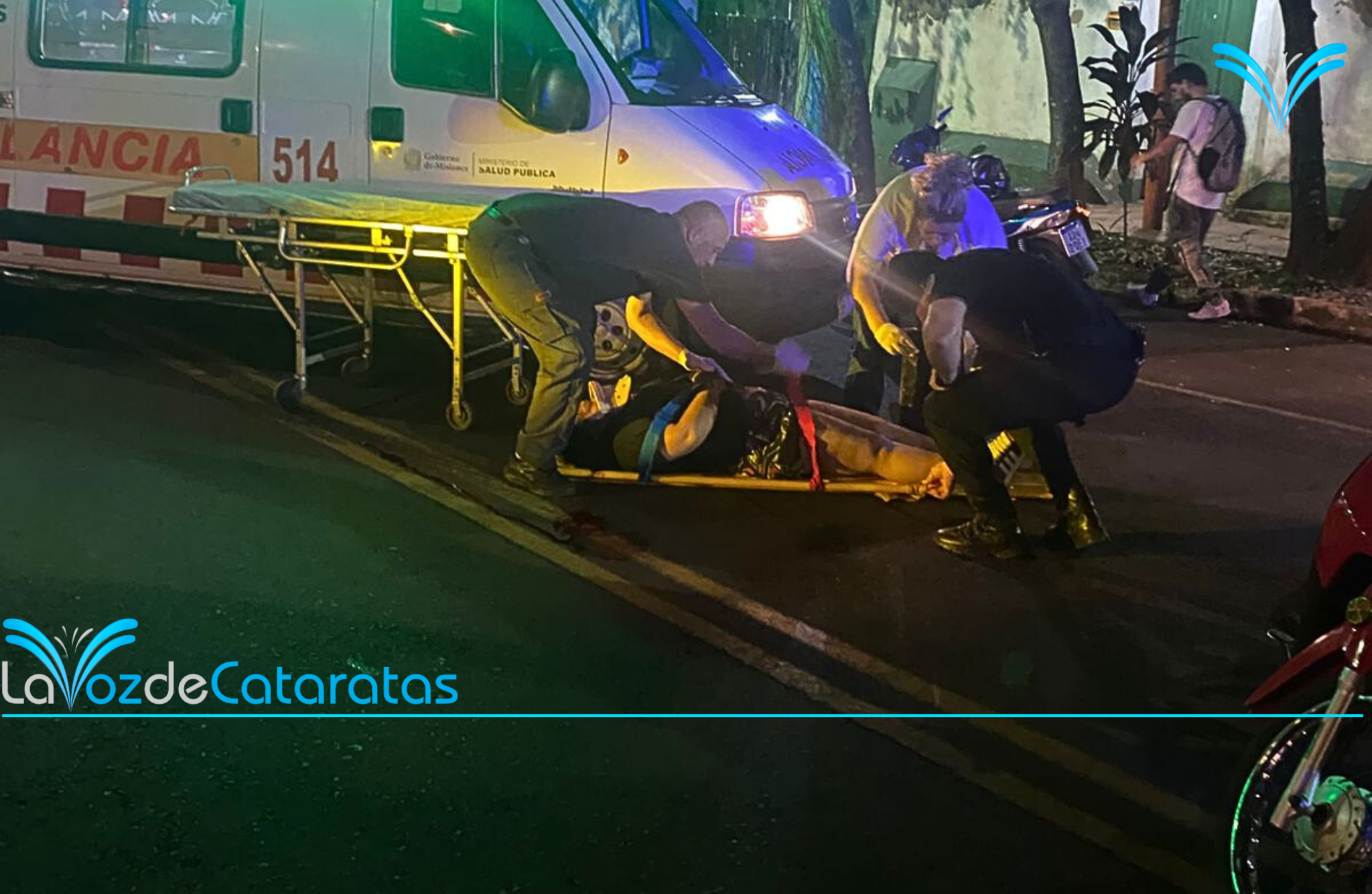Despiste de motocicleta dejó una mujer lesionada: fue trasladada a hospital local imagen-6