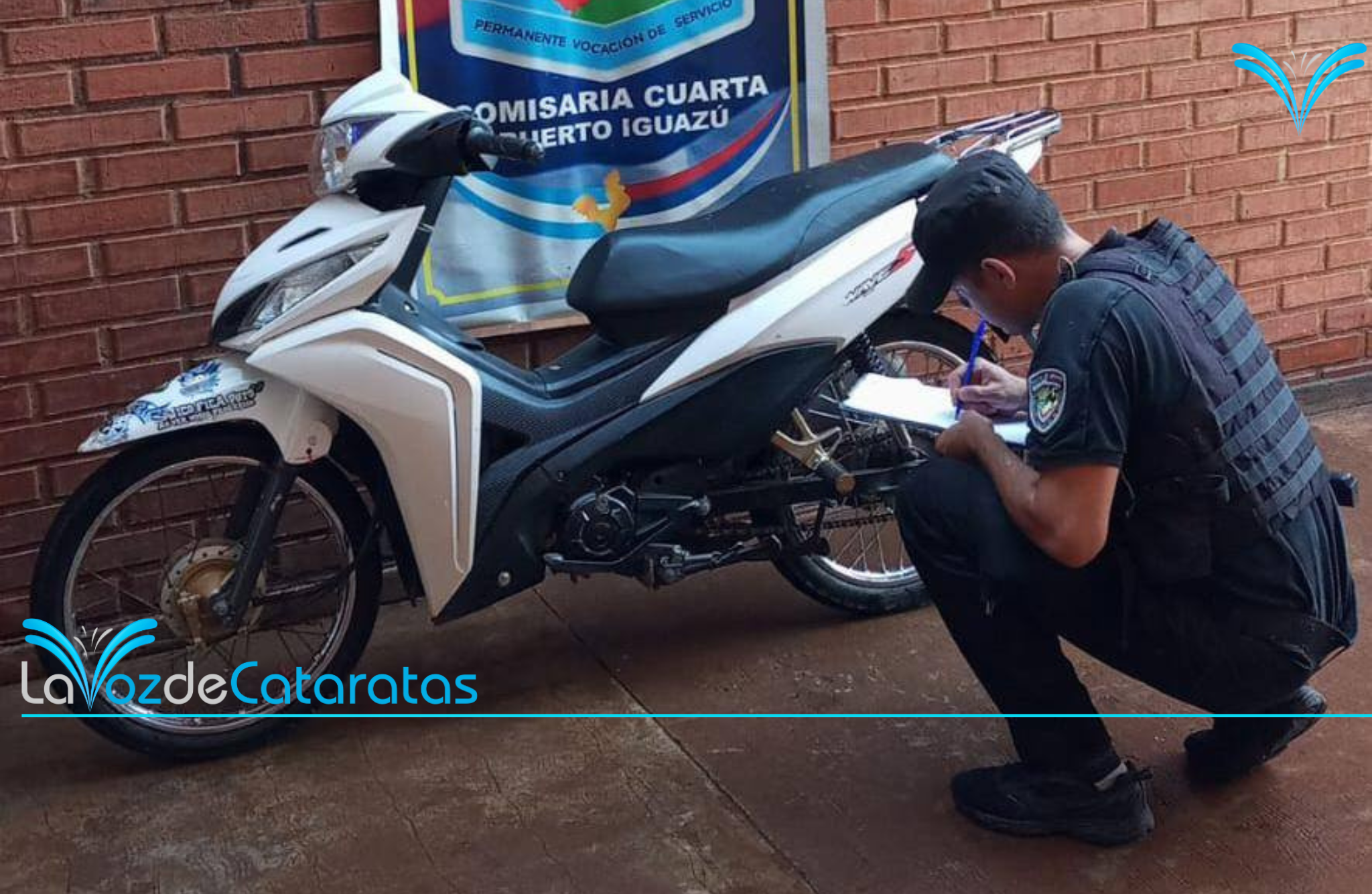 Chocó, abandonó la moto y huyó: el vehículo tenía pedido de secuestro por robo imagen-5