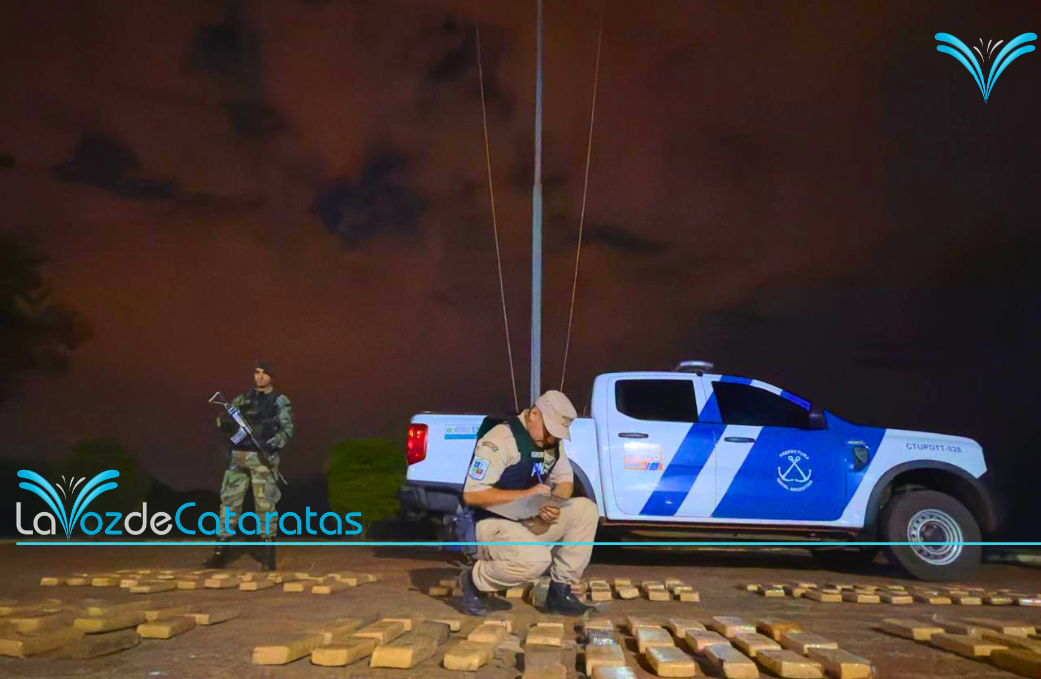 Detectaron un cruce narco y secuestraron más de 200 kilos de marihuana en la costa del Paraná imagen-6