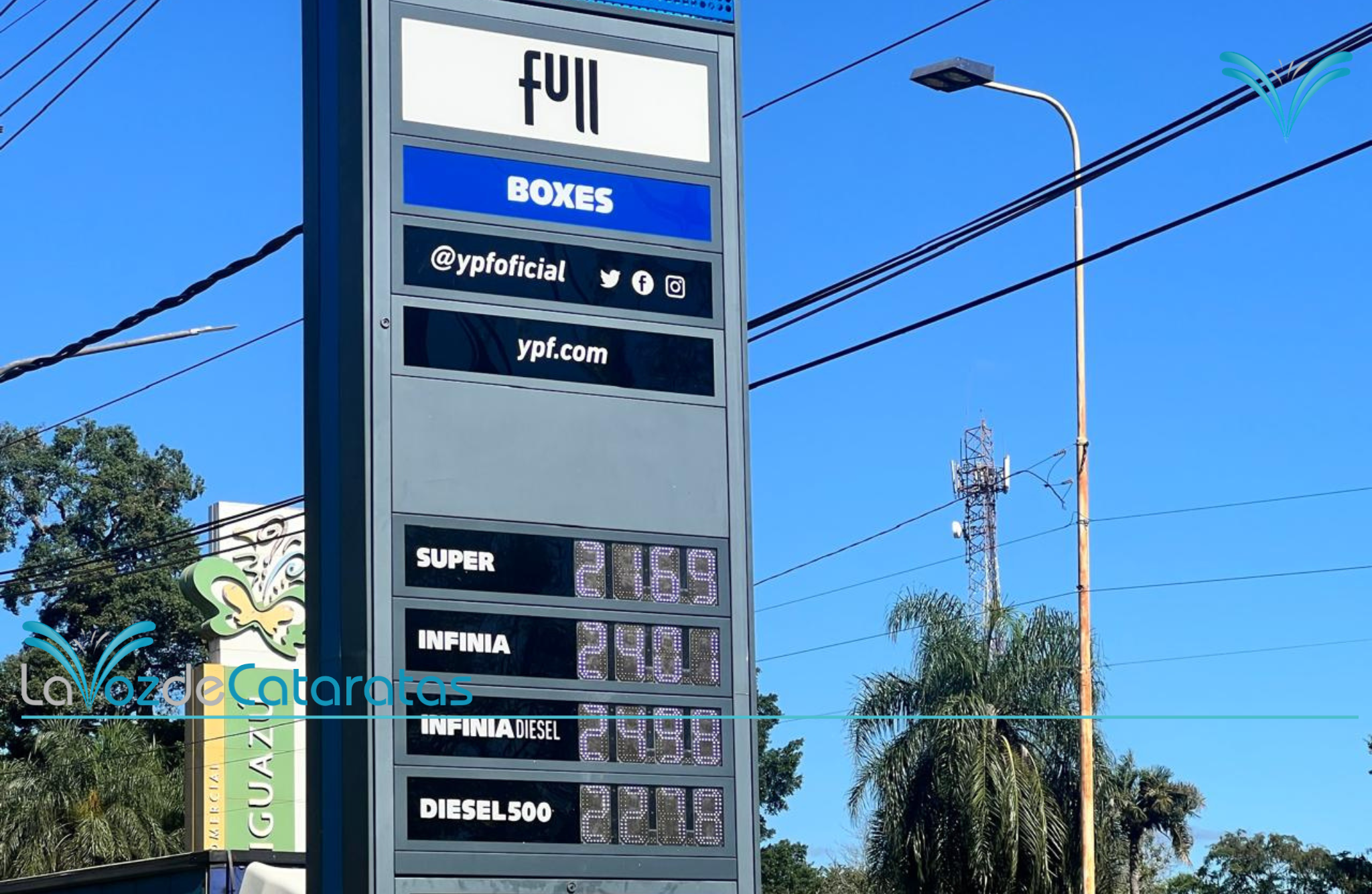 YPF  aumentó la nafta súper en Iguazú pese al congelamiento vigente imagen-6