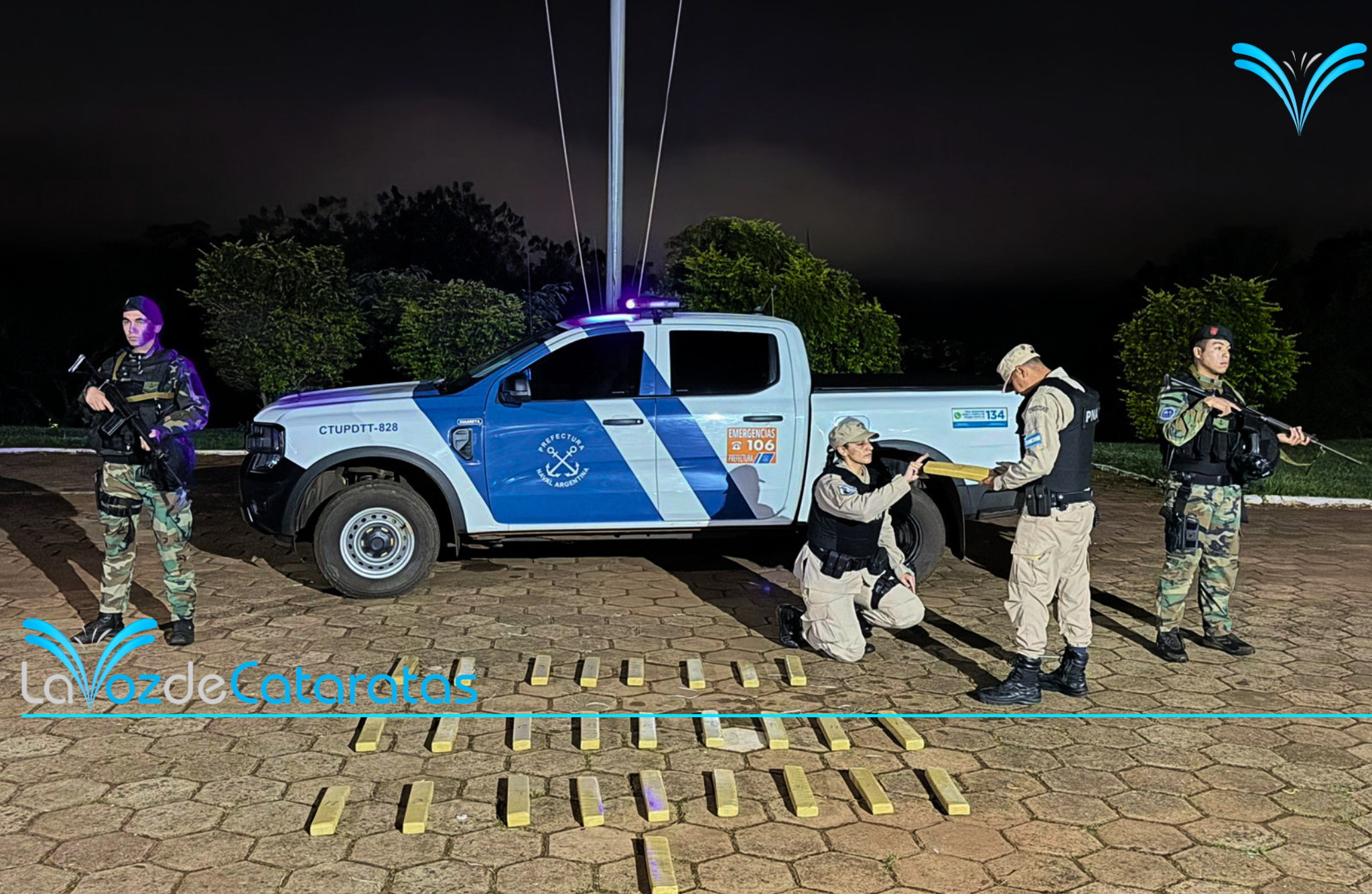 Hallan 28 kilos de droga flotando en el río Paraná tras el hundimiento de una embarcación imagen-6