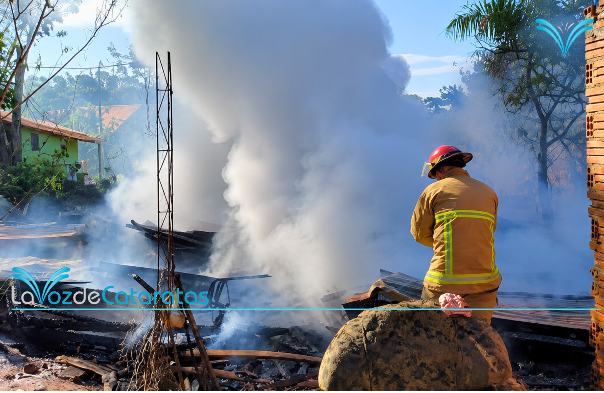 Un incendio voraz destruyó una vivienda en el Barrio 1 de mayo imagen-6