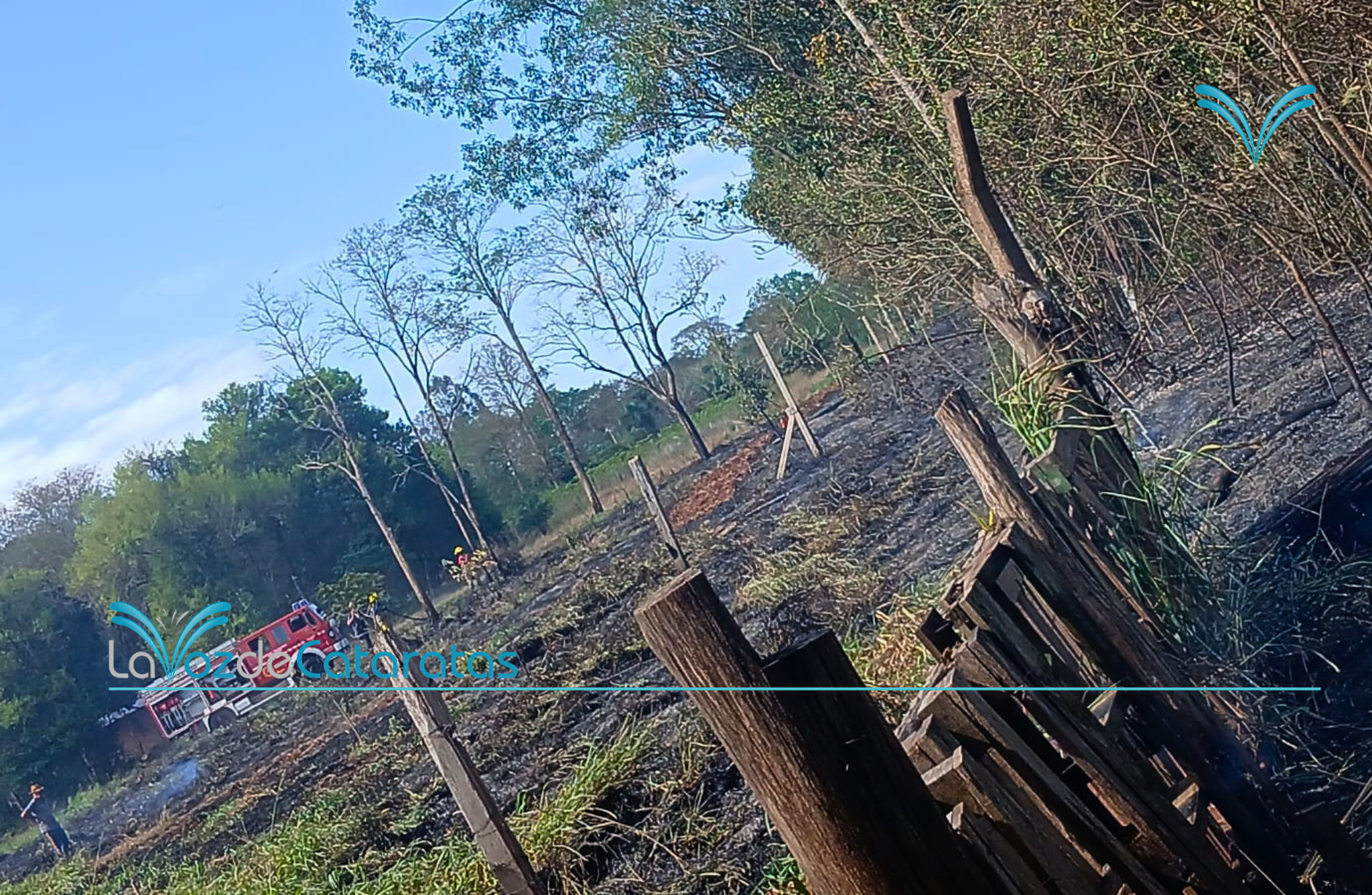 Bomberos evitaron que un incendio de pastizal en las 2000 hectáreas alcanzara viviendas imagen-6