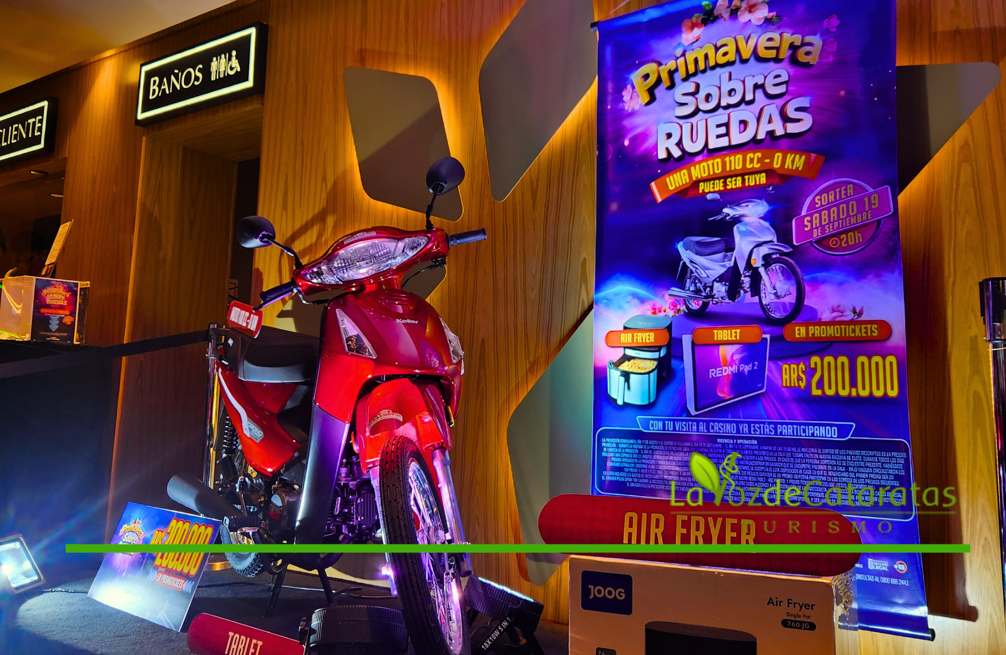 La primavera llega sobre ruedas: Casino Café Central sorteará una moto 110 cc 0 km imagen-6