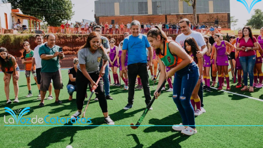 3 años cancha de hockey