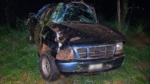 Andresito despistó con su camioneta terminó hospitalizado
