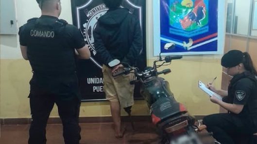 Andresito recuperaron una motocicleta robada
