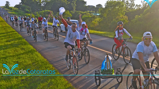 Bicigrinación al Santuario Santa María del Iguazú