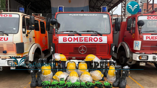 Bomberos Voluntarios incorporaron nuevo equipamiento de protección para sus intervenciones