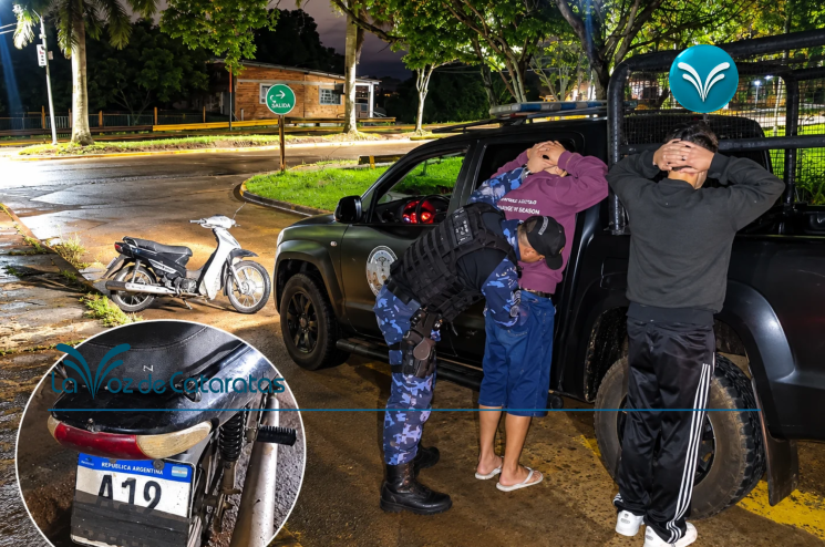 Controles nocturnos dejaron motos retenidas y un detenido con un machete