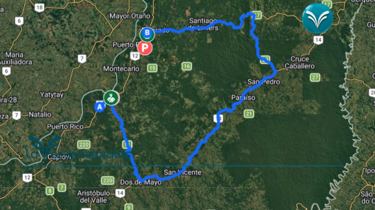 Corte total en la Ruta 12 entre El Alcázar y Eldorado