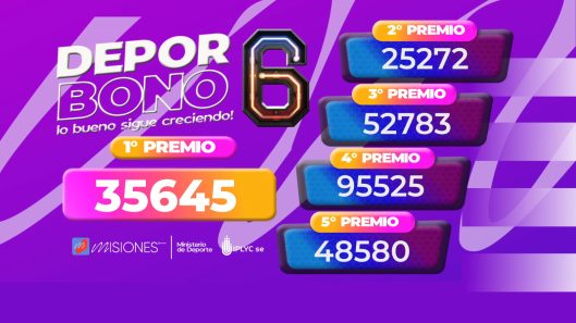 Deporbono 6 placa