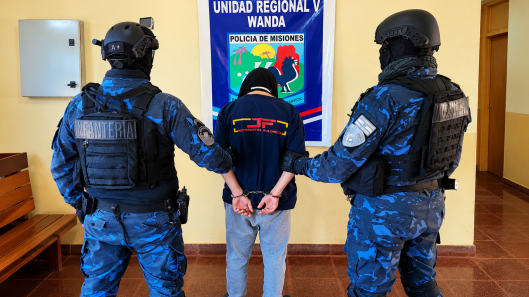 Detuvieron a un joven acusado de asaltar a un delivery en Wanda