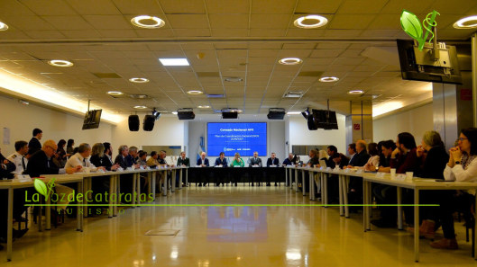Iguazú fue presentado como caso de éxito nacional por las medidas preventivas ante las crecidas