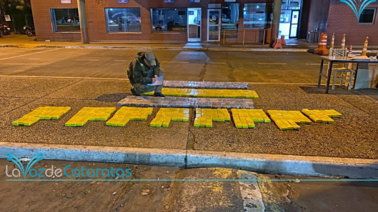 Incautan droga valuada en más de $1.298 millones en la frontera de Iguazú