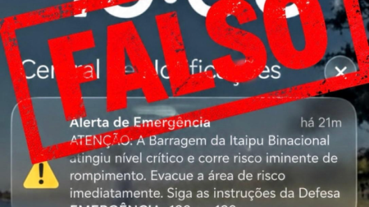 Itaipú desmintió un falso alerta sobre un supuesto riesgo de ruptura de la represa