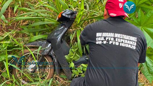 La Policía recuperó una motocicleta robada y busca identificar a los responsables