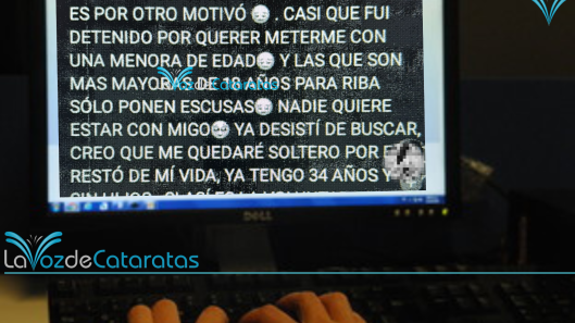 Me he enamorado de una niña creaba perfiles falsos y fue detenido por incumplir una orden judicial (1)