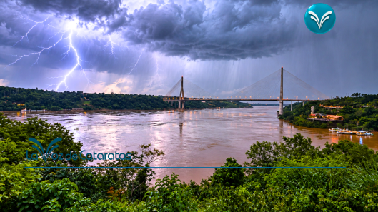 Miércoles con alerta amarilla por tormentas en Iguazú se esperan lluvias fuertes y una máxima de 28 grados