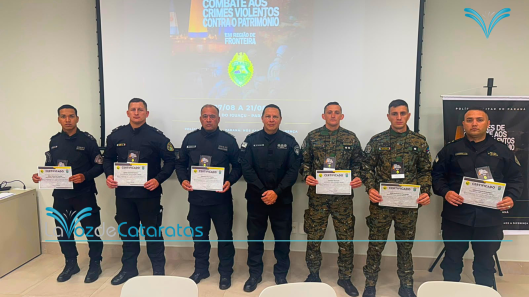 Policías de Iguazú se capacitaron en Brasil