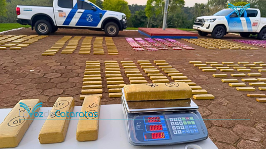 Prefectura sorprendió una maniobra en el río Paraná y halló más de media tonelada de marihuana