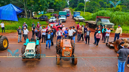 Productores yerbateros preparan una movilización con tractores por la llegada de Milei a Iguazú (1)
