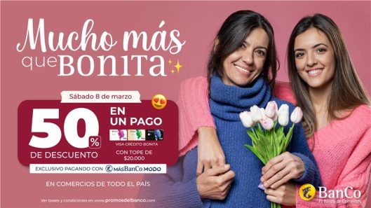 Promo Mucho más que bonita 1