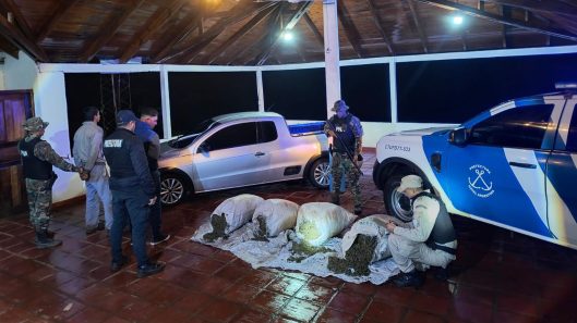 Puerto Esperanza Prefectura secuestró más de 54 kilos de marihuana