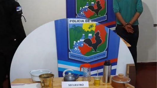 Puerto Esperanza robó objetos de una vivienda y la Policía lo sorprendió