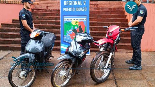 Recuperaron tres motocicletas robadas e investigan a tres sospechosos