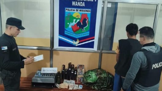 Wanda robó una carnicería