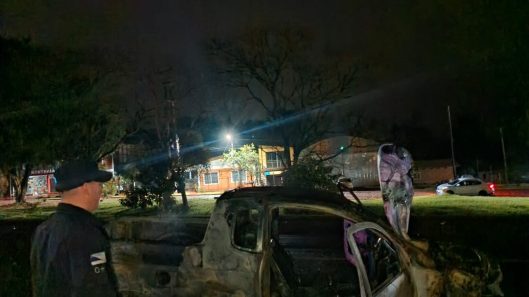 auto incendiado