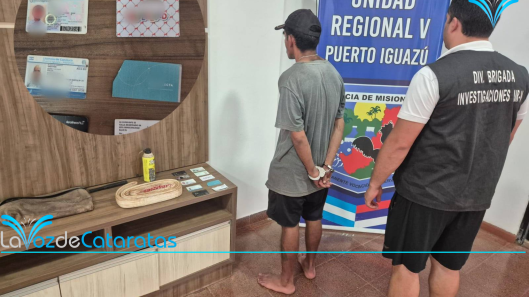 cara manchada detenido