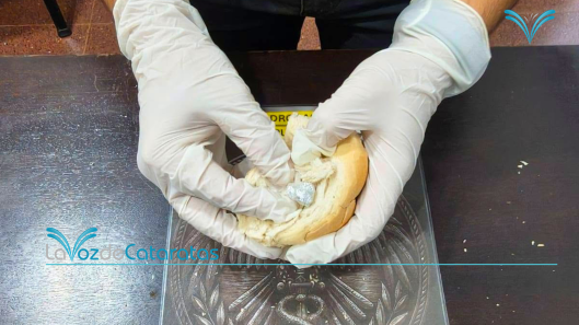 cocaina dentro de una galleta