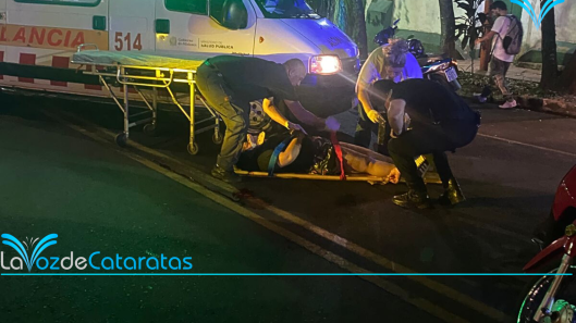 despisto con la motocicleta
