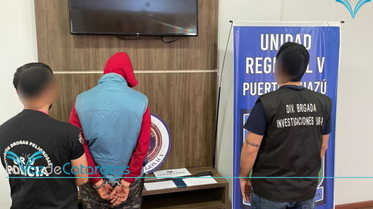 detenido y recuperan objetos robados