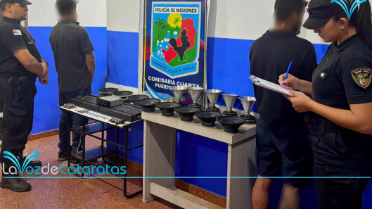 equipos de sonidos recuperados iguazu