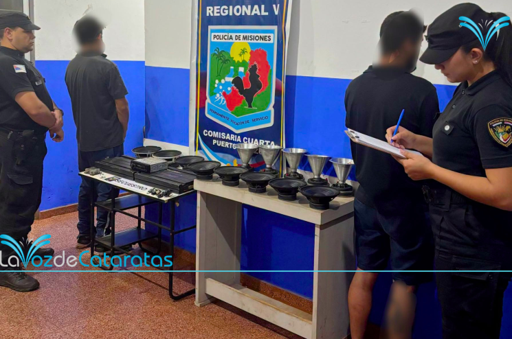 equipos de sonidos recuperados iguazu